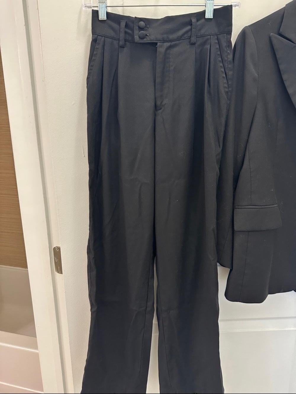 Black Pleated Dress Pants